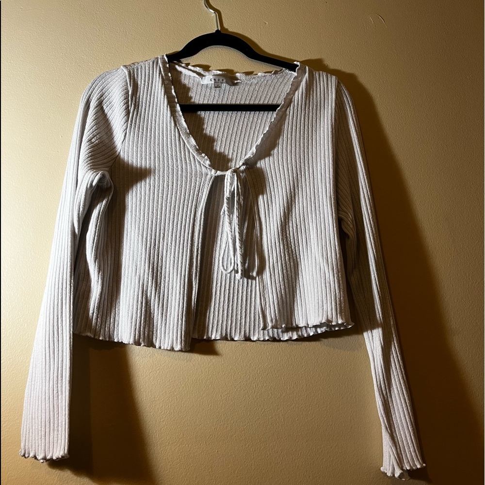 Gaze Tie Front Cardigan